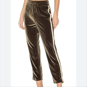 Mother 'Lounger' track pants in Olive Green sz L